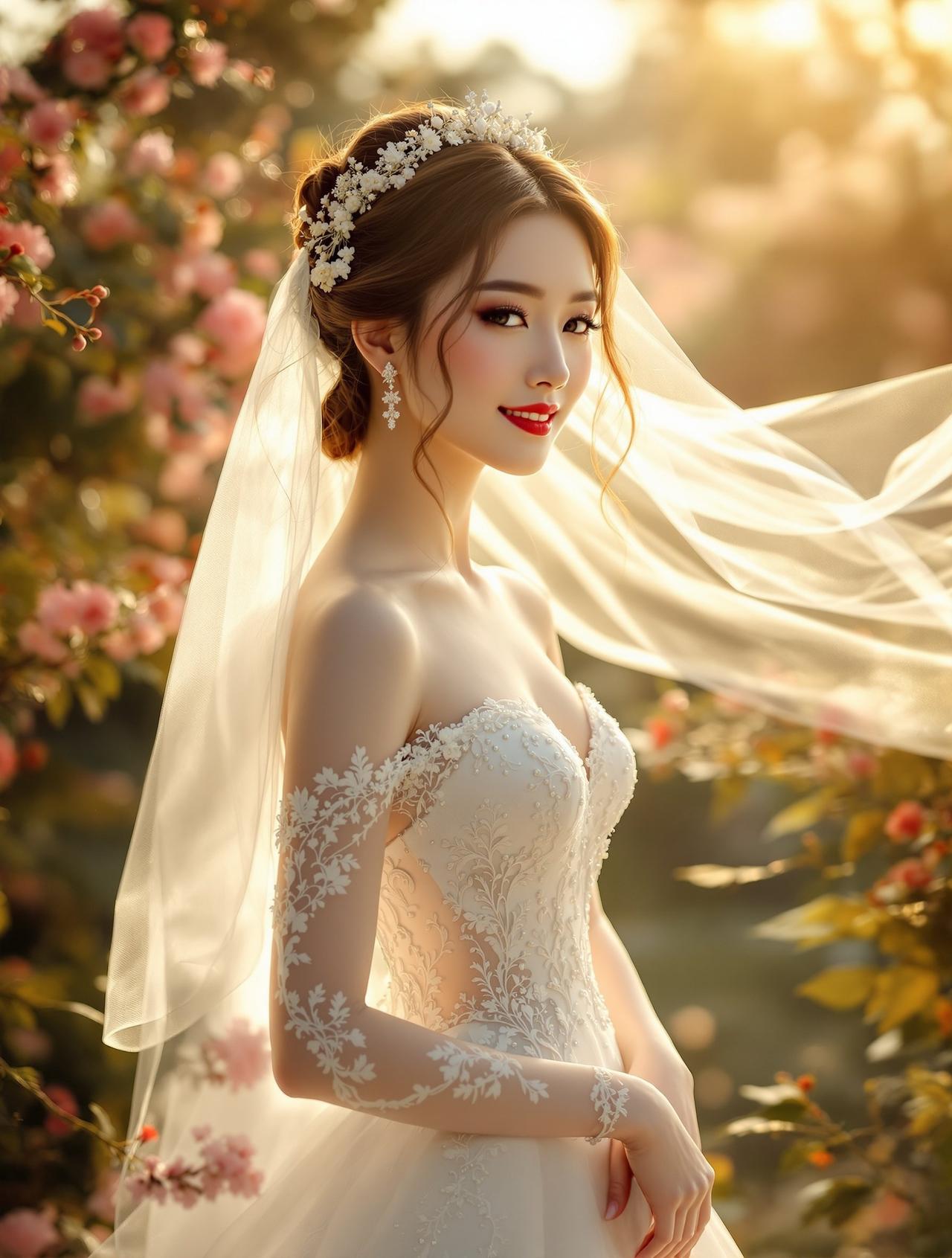 纯白誓言 - 婚纱写真 - 国模套图