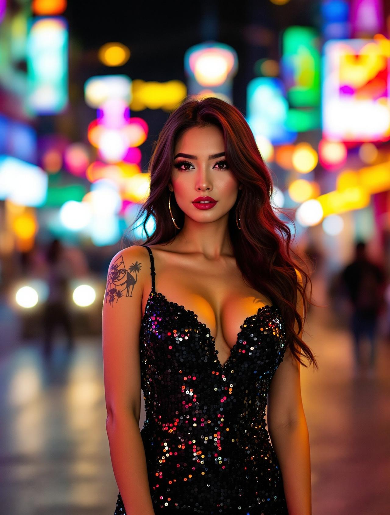 霓虹夜色 - 尤蜜荟写真 - 国模套图